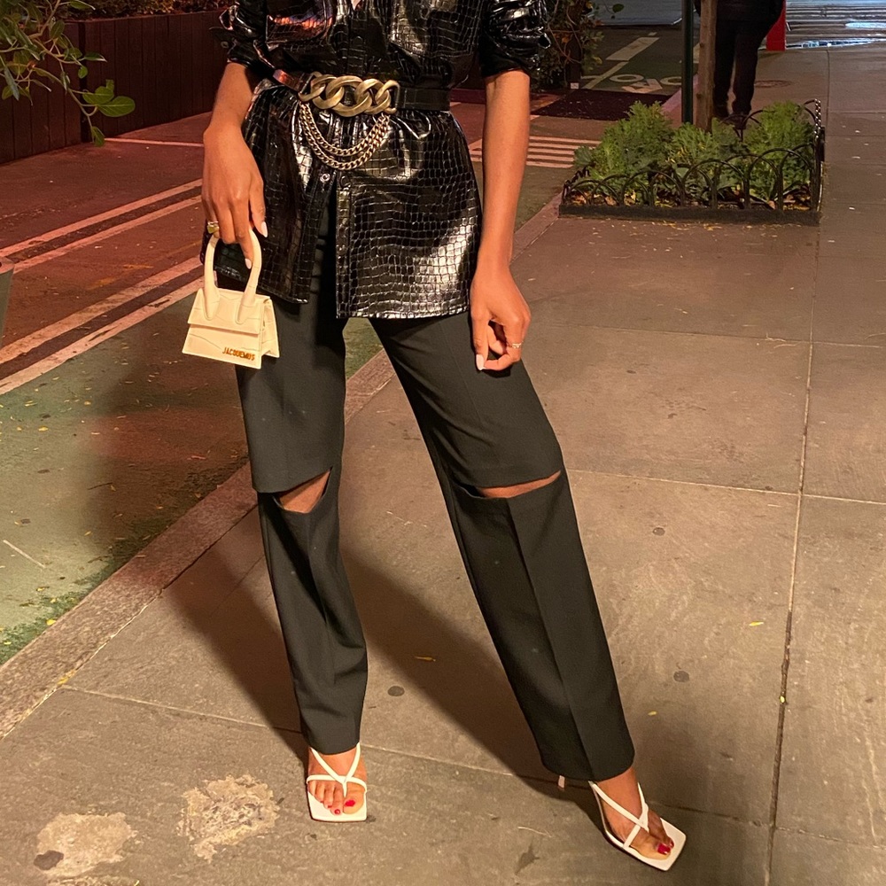 Zara black trousers